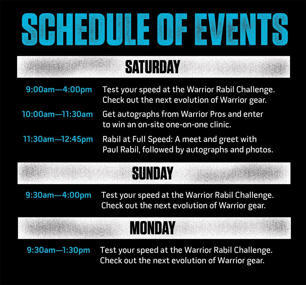 Schedule of Events